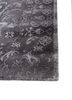azalea grey and black wool and silk hand knotted Rug - Corner