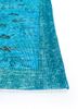 lacuna blue wool hand knotted Rug - Corner