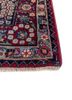 aalam blue wool hand knotted Rug - Corner aalam blue wool hand knotted Rug - Corner