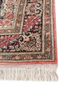 gulmarg pink and purple silk hand knotted Rug - Corner