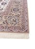 aalam blue wool and silk hand knotted Rug - Corner aalam blue wool and silk hand knotted Rug - Corner