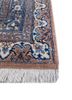 aalam blue wool and silk hand knotted Rug - Corner aalam blue wool and silk hand knotted Rug - Corner