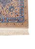 aalam blue wool and silk hand knotted Rug - Corner aalam blue wool and silk hand knotted Rug - Corner