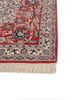 aalam red and orange wool and silk hand knotted Rug - Corner aalam red and orange wool and silk hand knotted Rug - Corner