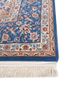 aalam blue wool and silk hand knotted Rug - Corner aalam blue wool and silk hand knotted Rug - Corner