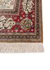 gulmarg red and orange silk hand knotted Rug - Corner gulmarg red and orange silk hand knotted Rug - Corner