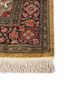 gulmarg green silk hand knotted Rug - Corner