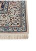 gulmarg blue wool and silk hand knotted Rug - Corner