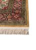 gulmarg pink and purple silk hand knotted Rug - Corner