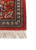 gulmarg red and orange silk hand knotted Rug - Corner
