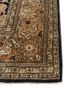 gulmarg blue silk hand knotted Rug - Corner