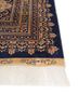 gulmarg blue silk hand knotted Rug - Corner