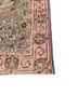 aalam green wool hand knotted Rug - Corner