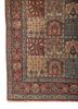 aalam red and orange wool hand knotted Rug - Corner aalam red and orange wool hand knotted Rug - Corner