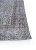 vintage grey and black wool hand knotted Rug - Corner vintage grey and black wool hand knotted Rug - Corner