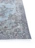 vintage blue wool hand knotted Rug - Corner vintage blue wool hand knotted Rug - Corner