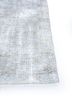 vintage grey and black wool hand knotted Rug - Corner vintage grey and black wool hand knotted Rug - Corner