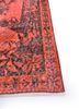 lacuna red and orange wool hand knotted Rug - Corner