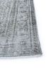 vintage grey and black wool hand knotted Rug - Corner vintage grey and black wool hand knotted Rug - Corner
