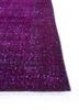 lacuna pink and purple wool hand knotted Rug - Corner