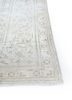 vintage ivory wool hand knotted Rug - Corner vintage ivory wool hand knotted Rug - Corner