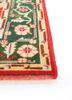 nuray red and orange wool hand knotted Rug - Corner nuray red and orange wool hand knotted Rug - Corner