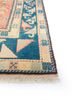 nuray red and orange wool hand knotted Rug - Corner