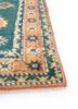 nuray blue wool hand knotted Rug - Corner nuray blue wool hand knotted Rug - Corner