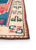 nuray red and orange wool hand knotted Rug - Corner