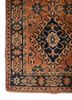 nuray red and orange wool hand knotted Rug - Corner nuray red and orange wool hand knotted Rug - Corner