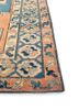 nuray red and orange wool hand knotted Rug - Corner nuray red and orange wool hand knotted Rug - Corner