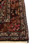 aalam grey and black wool hand knotted Rug - Corner
