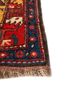 aalam ivory wool hand knotted Rug - Corner