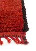 zuri red and orange wool hand knotted Rug - Corner zuri red and orange wool hand knotted Rug - Corner