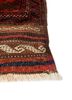aalam red and orange wool hand knotted Rug - Corner aalam red and orange wool hand knotted Rug - Corner