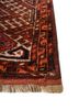kiaan red and orange wool hand knotted Rug - Corner kiaan red and orange wool hand knotted Rug - Corner