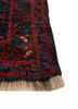 kiaan blue wool hand knotted Rug - Corner
