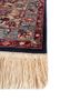 aalam blue wool hand knotted Rug - Corner aalam blue wool hand knotted Rug - Corner