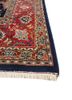 aalam blue wool hand knotted Rug - Corner aalam blue wool hand knotted Rug - Corner