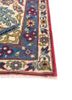 aalam red and orange wool hand knotted Rug - Corner