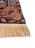 aalam blue wool hand knotted Rug - Corner aalam blue wool hand knotted Rug - Corner