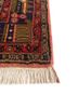 aalam red and orange wool hand knotted Rug - Corner aalam red and orange wool hand knotted Rug - Corner