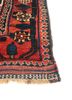 aalam red and orange wool hand knotted Rug - Corner aalam red and orange wool hand knotted Rug - Corner