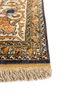aalam red and orange bamboo silk and zari hand knotted Rug - Corner aalam red and orange bamboo silk and zari hand knotted Rug - Corner