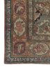aalam red and orange wool hand knotted Rug - Corner aalam red and orange wool hand knotted Rug - Corner