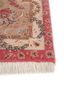 aalam red and orange wool hand knotted Rug - Corner aalam red and orange wool hand knotted Rug - Corner