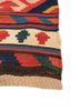 nayaab blue wool flat weaves Rug - Corner nayaab blue wool flat weaves Rug - Corner