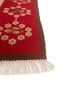 nayaab beige and brown wool flat weaves Rug - Corner