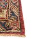 aalam blue wool hand knotted Rug - Corner