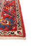 aalam blue wool hand knotted Rug - Corner